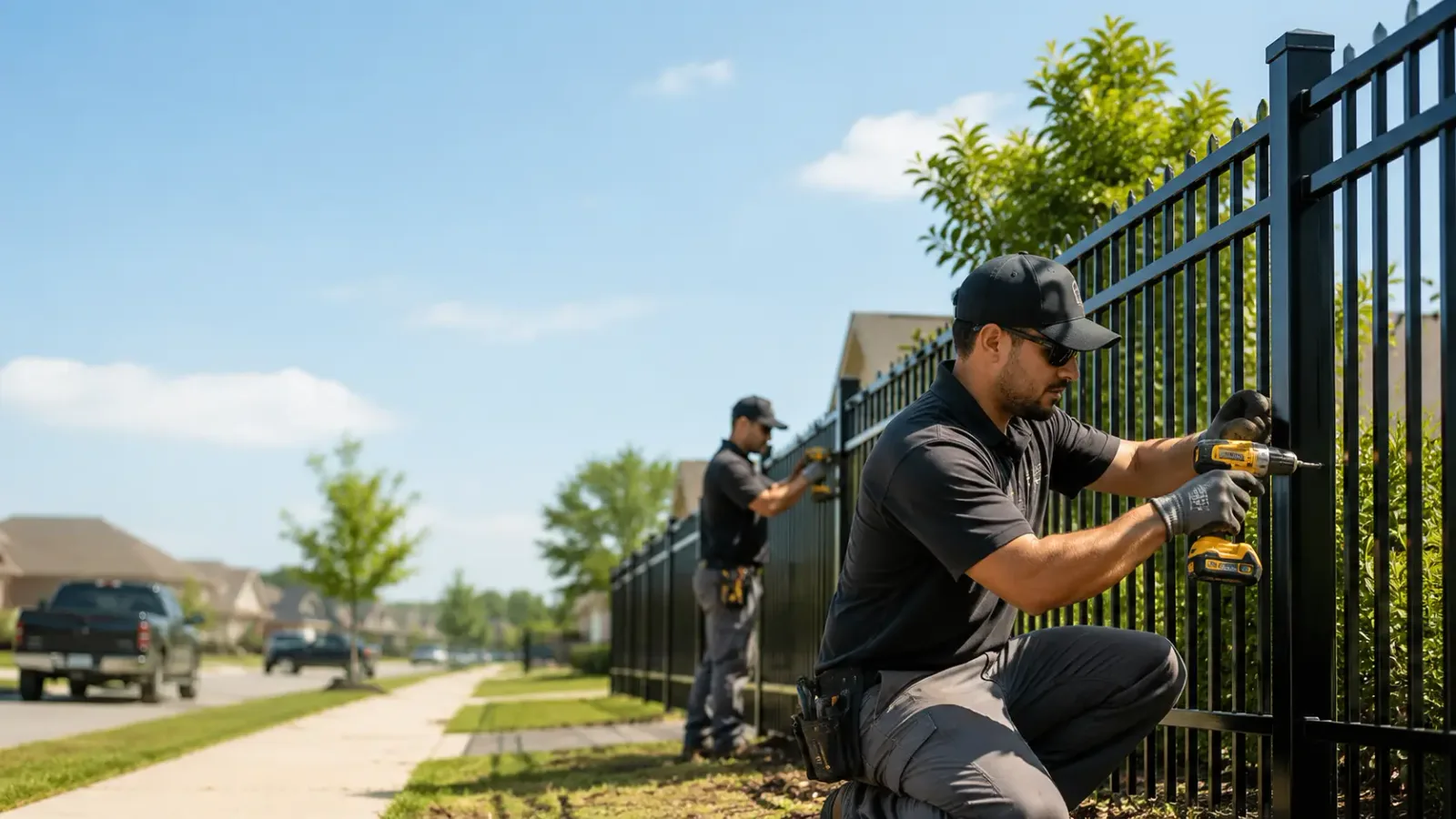 Metal Fence Installation in Milford, IN